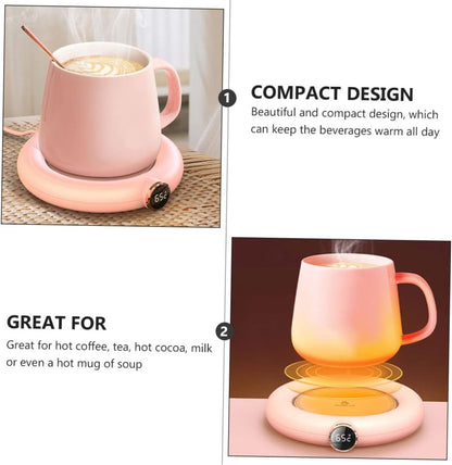 Mug or cup warmer - Heating plate - Coffee cup warmer - Tea cup warmer - Thermal heating plate - Heated V1188-MS-313-0604