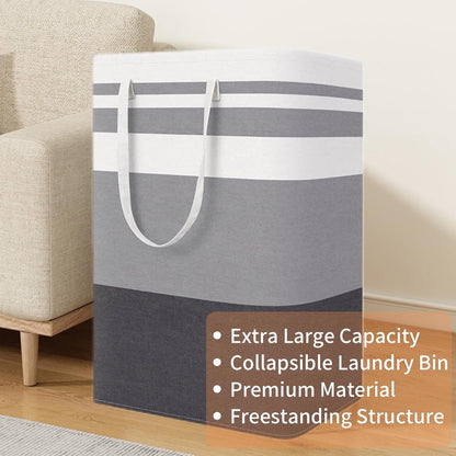 Foldable laundry basket - Large capacity laundry bag - Laundry basket with handles - Laundry hamper for dirty V1188-MS-313-0605