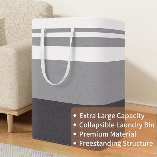Foldable laundry basket - Large capacity laundry bag - Laundry basket with handles - Laundry hamper for dirty V1188-MS-313-0605
