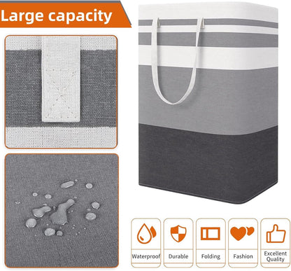 Foldable laundry basket - Large capacity laundry bag - Laundry basket with handles - Laundry hamper for dirty V1188-MS-313-0605