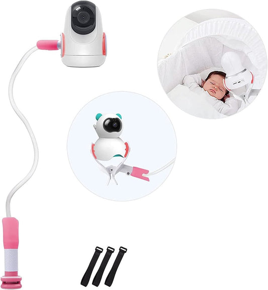 Babyfoon Camera Mount, Camera Holder, Baby Monitor Mount with 3 Straps, No Drilling Required, Flexible and V1188-MS-313-0614