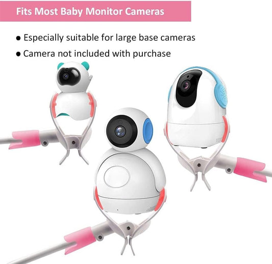 Babyfoon Camera Mount, Camera Holder, Baby Monitor Mount with 3 Straps, No Drilling Required, Flexible and V1188-MS-313-0614