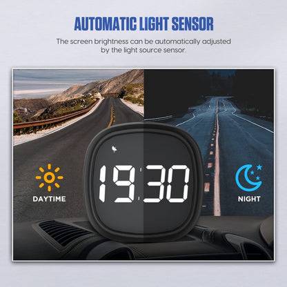 Speedometer - Digital GPS Speedometer - Head-up Display - KMH/MPH - With driver fatigue alert and speed V1188-MS-313-0627