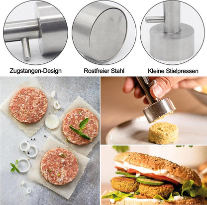 Allecto Plus - 4cm Falafel Scoop - Meatball Maker - Stainless Steel - Kitchen and Restaurant - Non-stick V1188-MS-313-0636