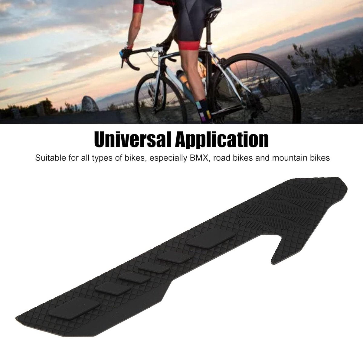 Bicycle chain protector - Silicone chain protector - Road bike chain protector - Protect your bike frame from V1188-MS-313-0638