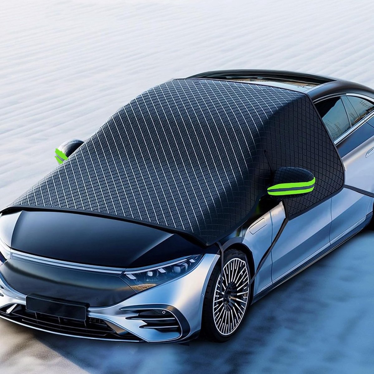 Frost-resistant covers - Windshield cover - With door handles - Foldable - Protects against snow, ice and dust V1188-MS-313-0639