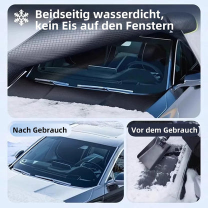 Frost-resistant covers - Windshield cover - With door handles - Foldable - Protects against snow, ice and dust V1188-MS-313-0639