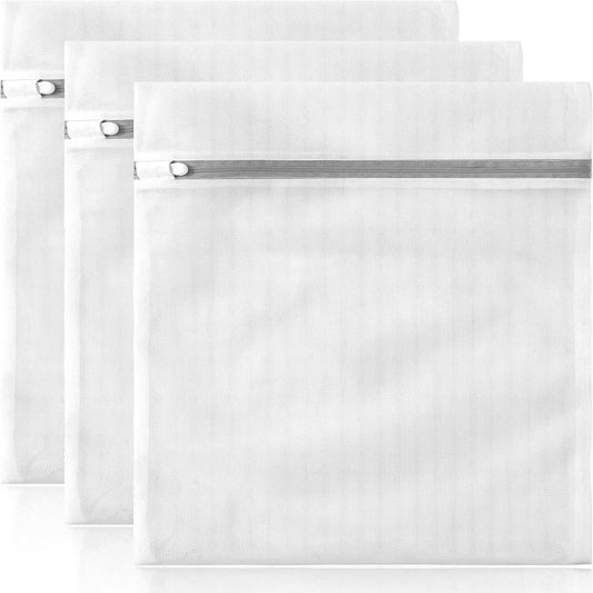 Set of 3 Mesh Laundry Bags - Large Bags - Delicate Clothes - Perfect for Washing Machines - Jackets - Jeans - V1188-MS-313-0653