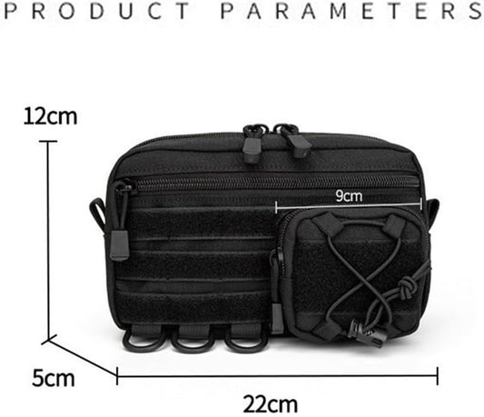 Bike bag - Fanny pack - Organizer - Pouch - Ultralight storage box - Waterproof Oxford Ripstop - Perfect for V1188-MS-313-0654