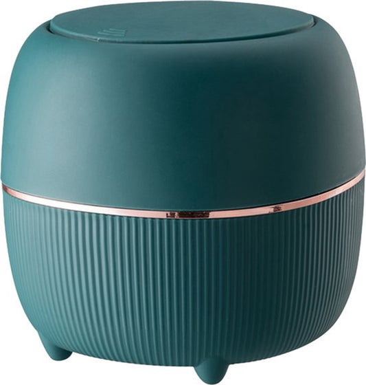 Klein Prullenbak - Designer Trash Can with Lid - Mini Prullenbak - Small trash can ideal for the countertop, V1188-MS-313-0659