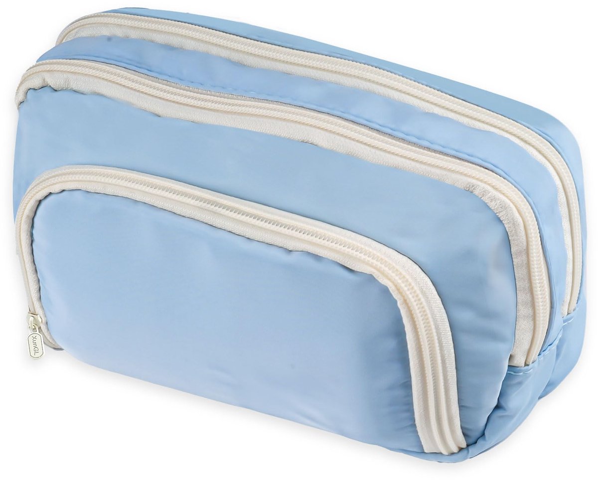 Pencil Case - Pencil Case - Adults - Boys and Girls - School Pencil Case - Blue V1188-MS-313-0662