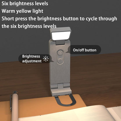 Reading Lamp - Book Lamp with Clip - 6 Lighting Levels - Bedtime Use - Adjustable Intensity - Reading Lamps - V1188-MS-313-0665