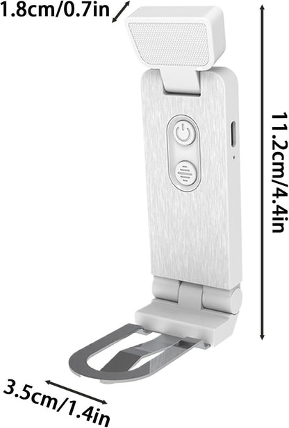 Reading Lamp - Book Lamp with Clip - 6 Lighting Levels - Bedtime Use - Adjustable Intensity - Reading Lamps - V1188-MS-313-0665