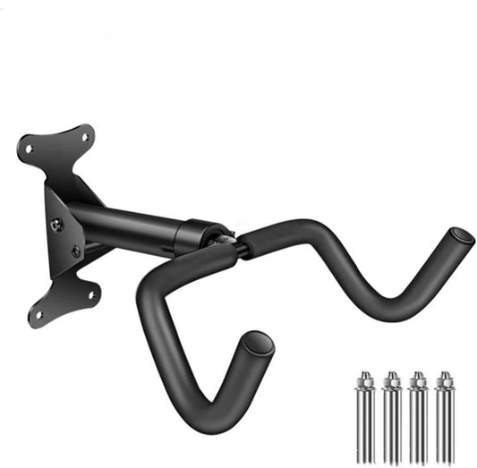 Bike rack - Wall-mounted bike rack - Stainless steel, can support 30 kg - Adjustable handlebar angle - V1188-MS-313-0679
