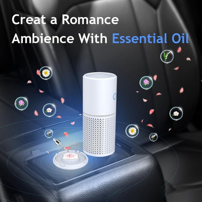 Air purifier - Mini portable air purifier - Car air filter - Ionizer - Works against dust mites and hay fever V1188-MS-313-0684