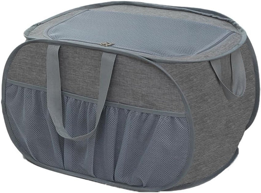 Foldable Laundry Basket - Foldable Laundry Basket with Lid - Storage Basket with Handles - Large Capacity V1188-MS-313-0689