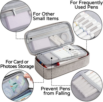 Large capacity pencil case, storage case, high-value, large capacity pencil case, stationery storage, makeup V1188-MS-313-0691