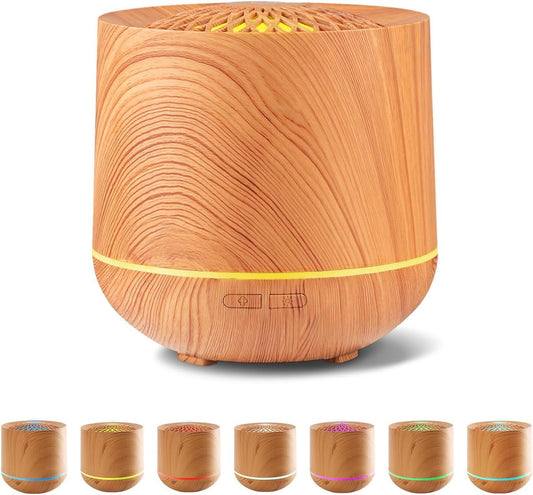 Humidifiers - Aromatherapy Humidifier - 300ml Diffuser - Air Humidifier - Room Humidifier - 7-Color LED - V1188-MS-313-0700