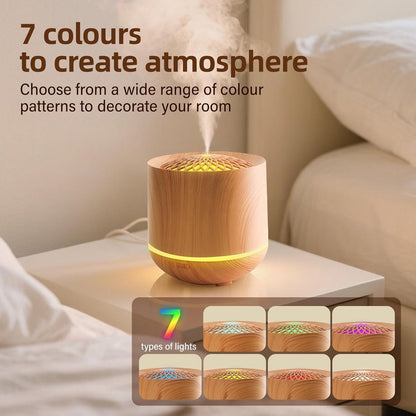 Humidifiers - Aromatherapy Humidifier - 300ml Diffuser - Air Humidifier - Room Humidifier - 7-Color LED - V1188-MS-313-0700
