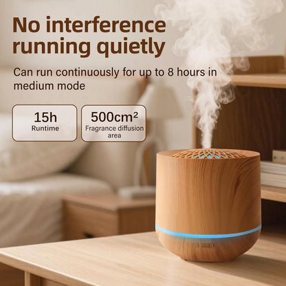 Humidifiers - Aromatherapy Humidifier - 300ml Diffuser - Air Humidifier - Room Humidifier - 7-Color LED - V1188-MS-313-0700