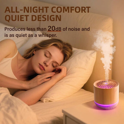 Humidifiers - Aromatherapy Humidifier - 300ml Diffuser - Air Humidifier - Room Humidifier - 7-Color LED - V1188-MS-313-0700