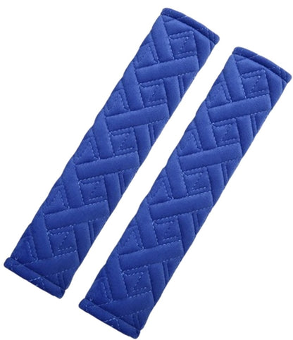 Universal seat belt protector - Soft and comfortable shoulder protector for the seat belt - (blue) V1188-MS-313-0703