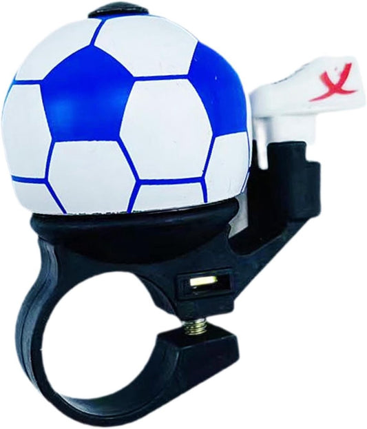 Bicycle bell - Blue football bicycle bell - Football bicycle bell - Bicycle horn - Children's bicycle bell - V1188-MS-313-0705