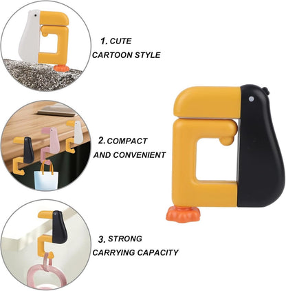Table Hook - Desk Hook - Removable - Non-slip - Foldable - Desktop Installation - No Drilling Required - V1188-MS-313-0720