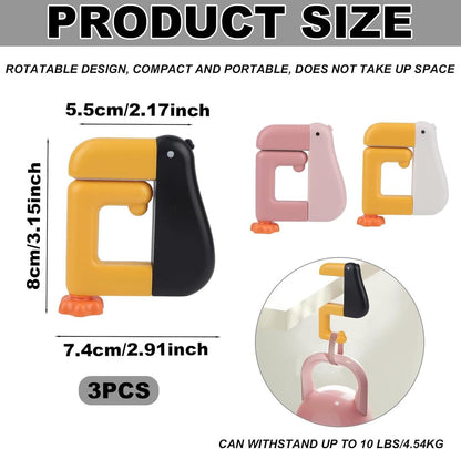 Table Hook - Desk Hook - Removable - Non-slip - Foldable - Desktop Installation - No Drilling Required - V1188-MS-313-0720