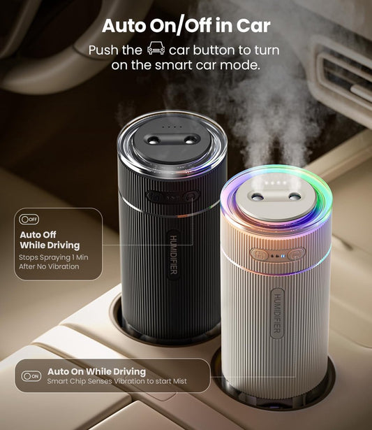 Humidifiers - Air humidifier - Bedroom humidifier - Mini desktop humidifier for travel, office, or children's V1188-MS-313-0725