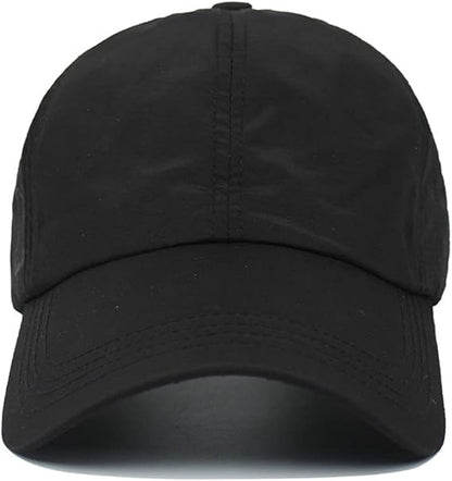 Women's ponytail baseball cap, adjustable summer cap in quick-drying breathable mesh, unisex baseball cap, V1188-MS-313-0739
