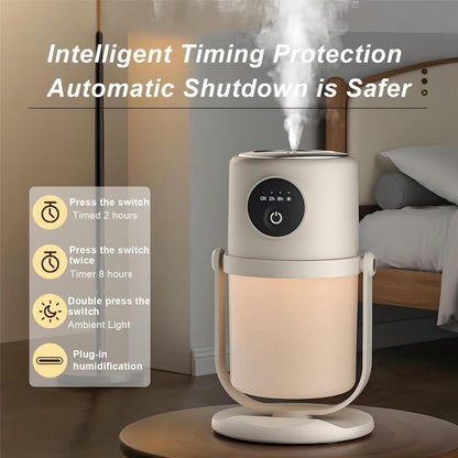 Humidifiers - Bedroom Humidifier - Cool Mist Humidifier - 280ml USB Desktop Humidifier with Night Light for V1188-MS-313-0741