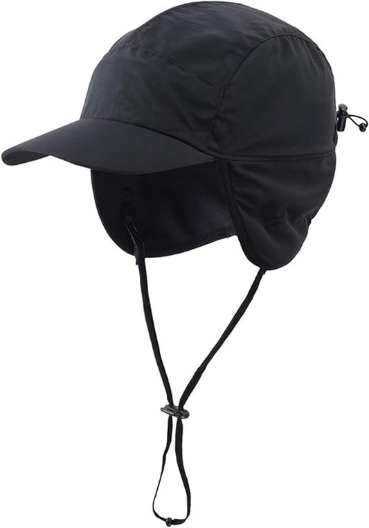 Hat - Men's Hat - Winter Beanie - Baseball Cap - Waterproof - Warm - Soft Lining - With Ear Flaps - Ideal for V1188-MS-313-0754