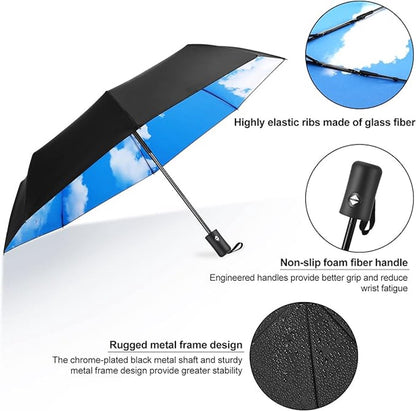Umbrella, stormproof, pocket umbrella, wind and rain resistant umbrella, unisex V1188-MS-313-0755