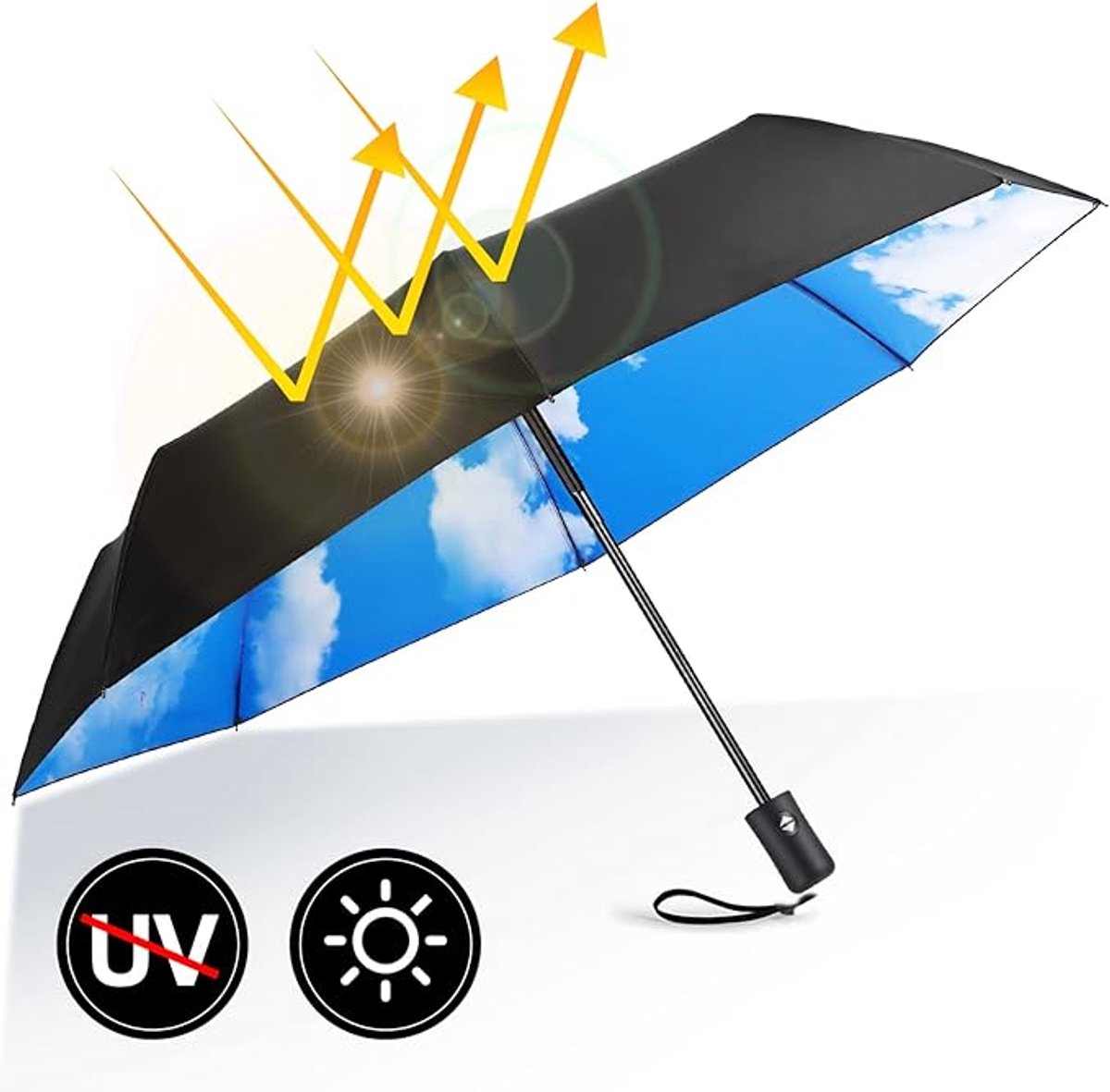 Umbrella, stormproof, pocket umbrella, wind and rain resistant umbrella, unisex V1188-MS-313-0755