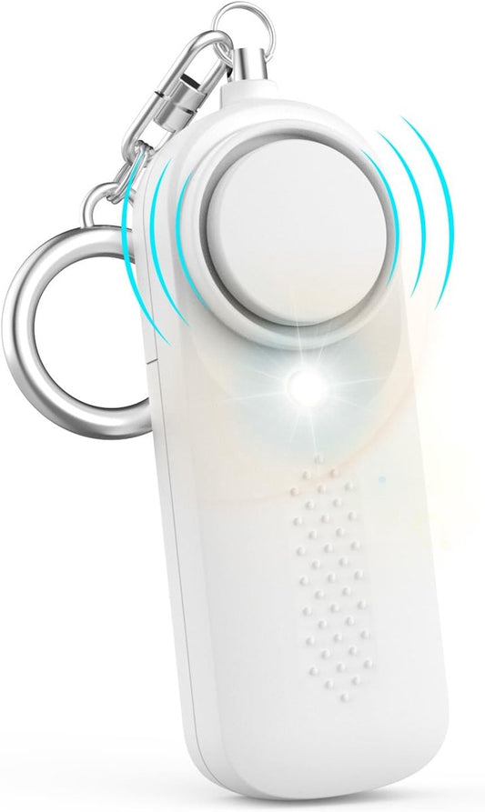Personal Alarm - 130 dB - Security Siren - Self-Defense Siren - With LED Light-Up Keyring - For Children, V1188-MS-313-0759