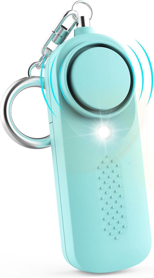 Personal Alarm - 130 dB - Security Siren - Self-Defense Siren - With LED Light-Up Keyring - For Children, V1188-MS-313-0760