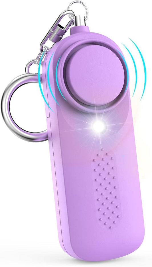 Personal Alarm - 130 dB - Security Siren - Self-Defense Siren - With LED Light-Up Keyring - For Children, V1188-MS-313-0761