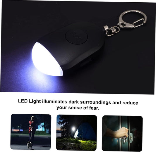 Portable Security Alarm - Personal Alarm - with LED - Emergency Alarm - SOS Button - Alarm Keychain - for V1188-MS-313-0772