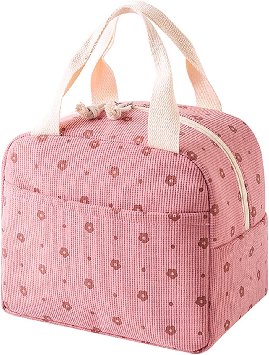 Women's Insulated Lunch Bag - Pink Insulated Bag for Work and School V1188-MS-313-0777