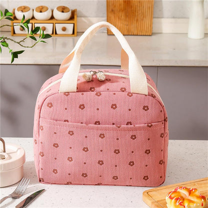 Women's Insulated Lunch Bag - Pink Insulated Bag for Work and School V1188-MS-313-0777