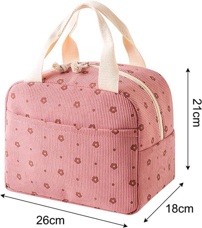 Women's Insulated Lunch Bag - Pink Insulated Bag for Work and School V1188-MS-313-0777