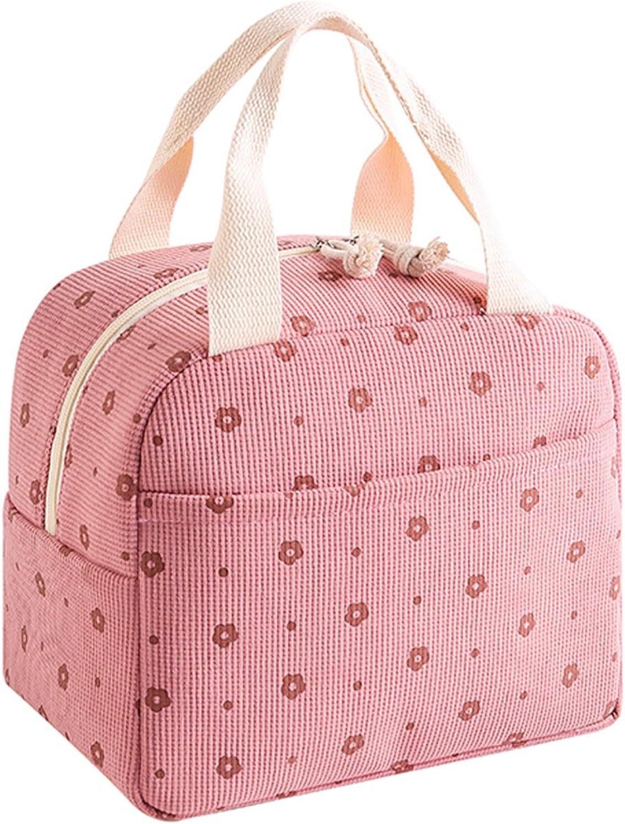 Women's Insulated Lunch Bag - Pink Insulated Bag for Work and School V1188-MS-313-0777