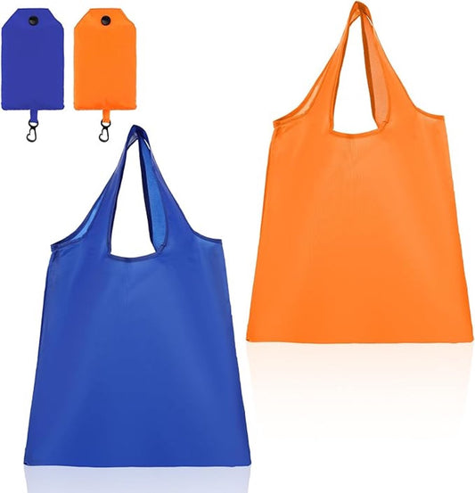 Tote bags, shopping bags, foldable shopping bags in sets of two, printed shopping bags, foldable bags with V1188-MS-313-0782