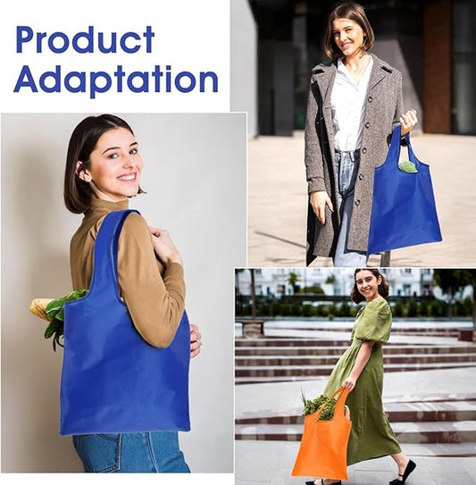 Tote bags, shopping bags, foldable shopping bags in sets of two, printed shopping bags, foldable bags with V1188-MS-313-0782