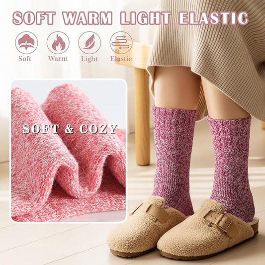 Socks - Indoor socks - Night socks - Warm winter socks - Warm women's socks - Thick - Winter - Women - Girls V1188-MS-313-0783