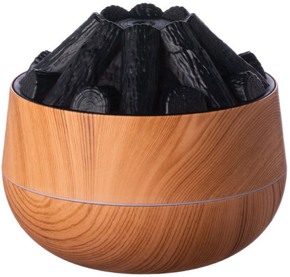 Aromatherapy Air Humidifier - Flame Effect Aromatherapy Diffuser - 300ml - Bedroom Humidifier - Campfire V1188-MS-313-0791