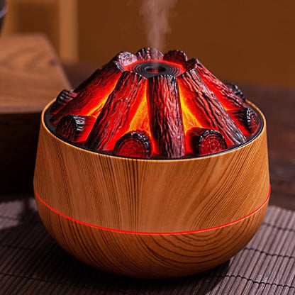 Aromatherapy Air Humidifier - Flame Effect Aromatherapy Diffuser - 300ml - Bedroom Humidifier - Campfire V1188-MS-313-0791