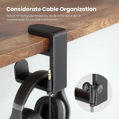 Headset Stand - Headset Holder - Rotating Headset Stand - Gaming Headset Stand - With 360-Degree Rotation and V1188-MS-313-0801