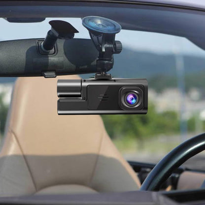 Dashcam - Dual lens 1080p - HD video recorder, wide viewing angle - Loop recording - For safety while V1188-MS-313-0808